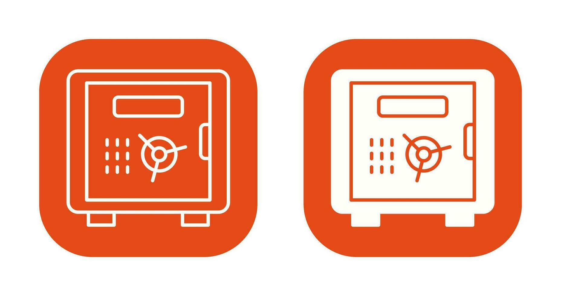 Safe Box Vector Icon