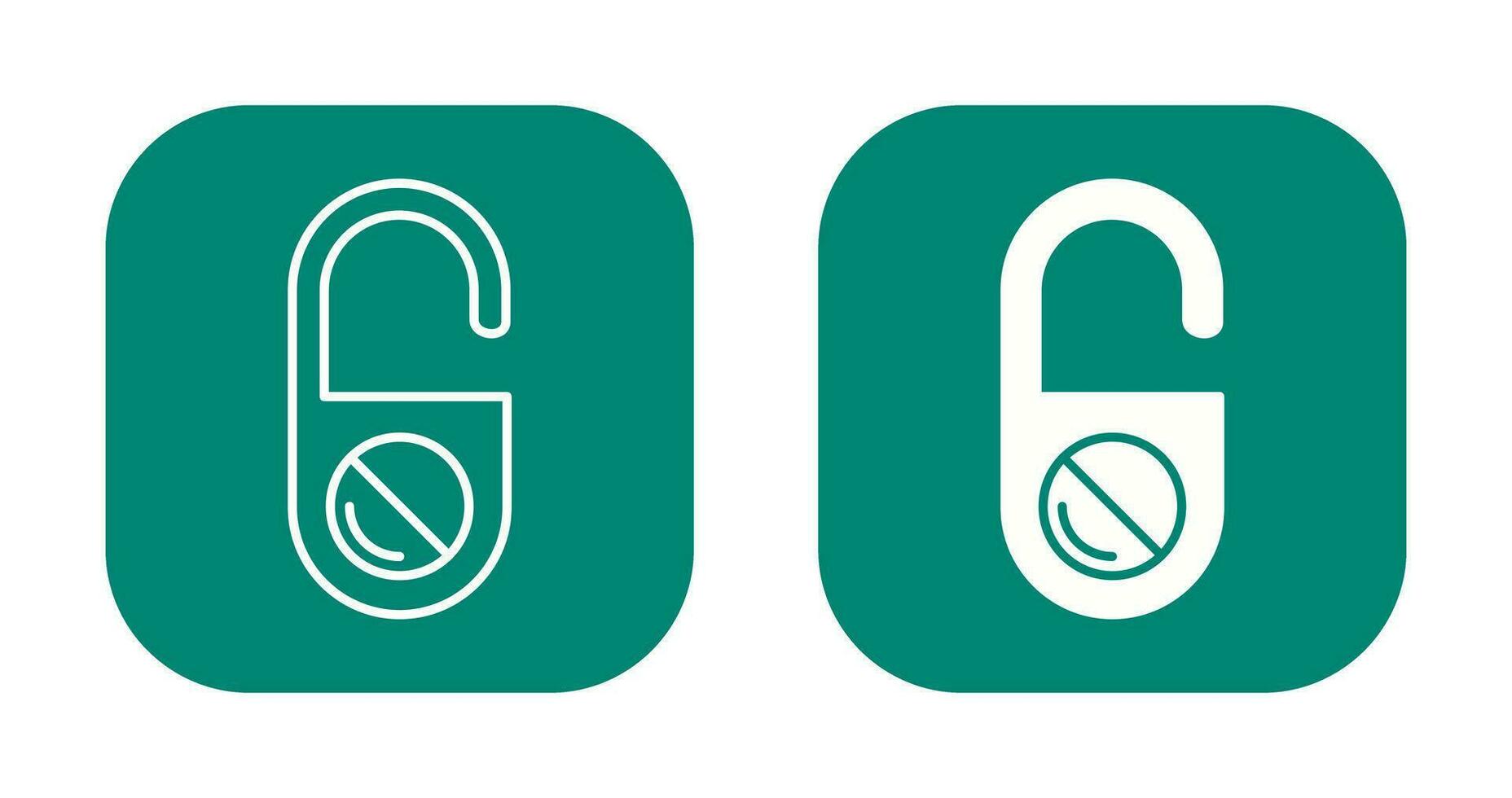Do Not Disturb Vector Icon