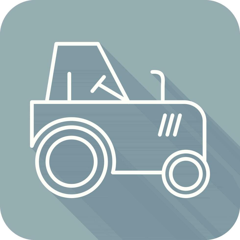 icono de vector de tractor