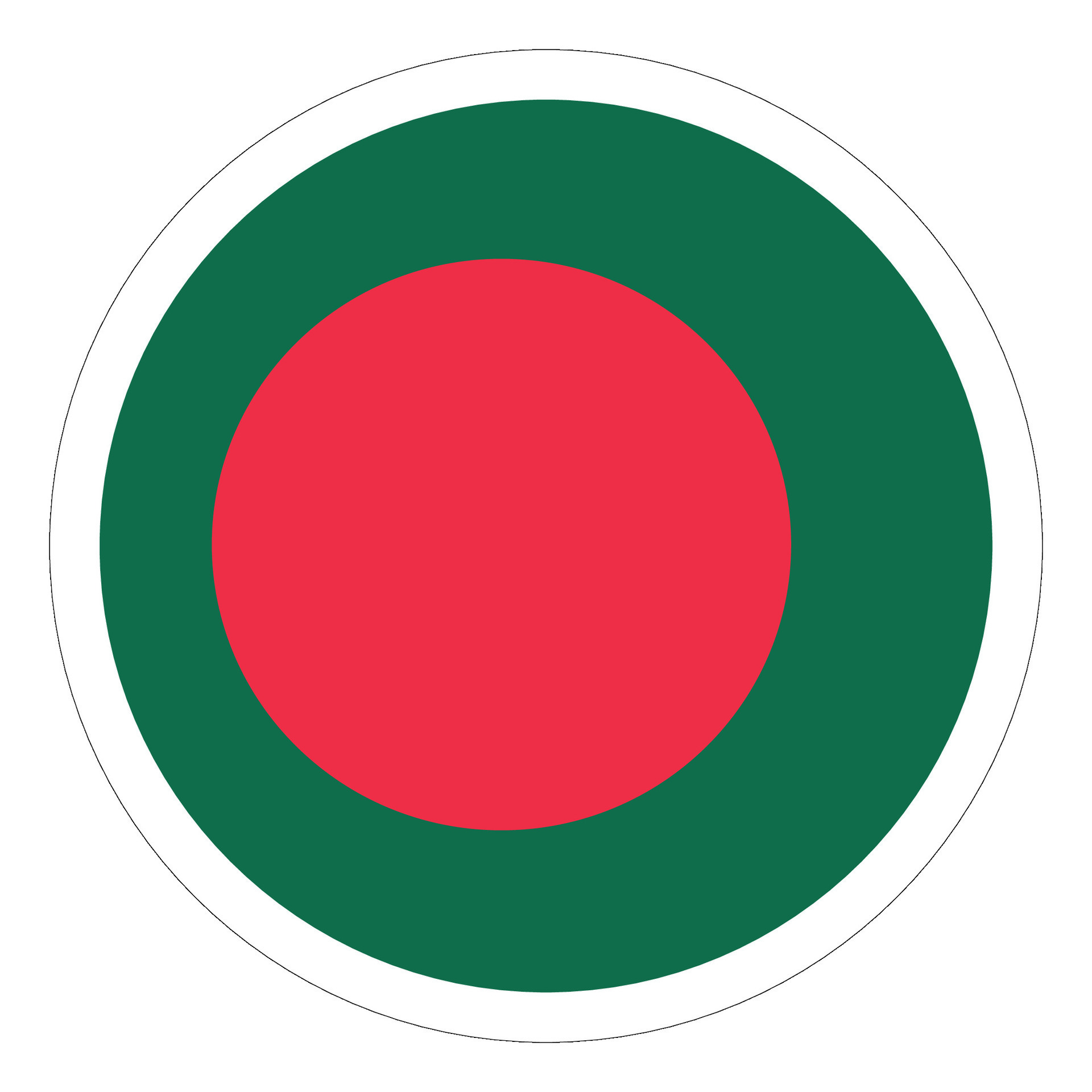 Bangladesh bandera círculo. bandera de Bangladesh en redondo circulo
