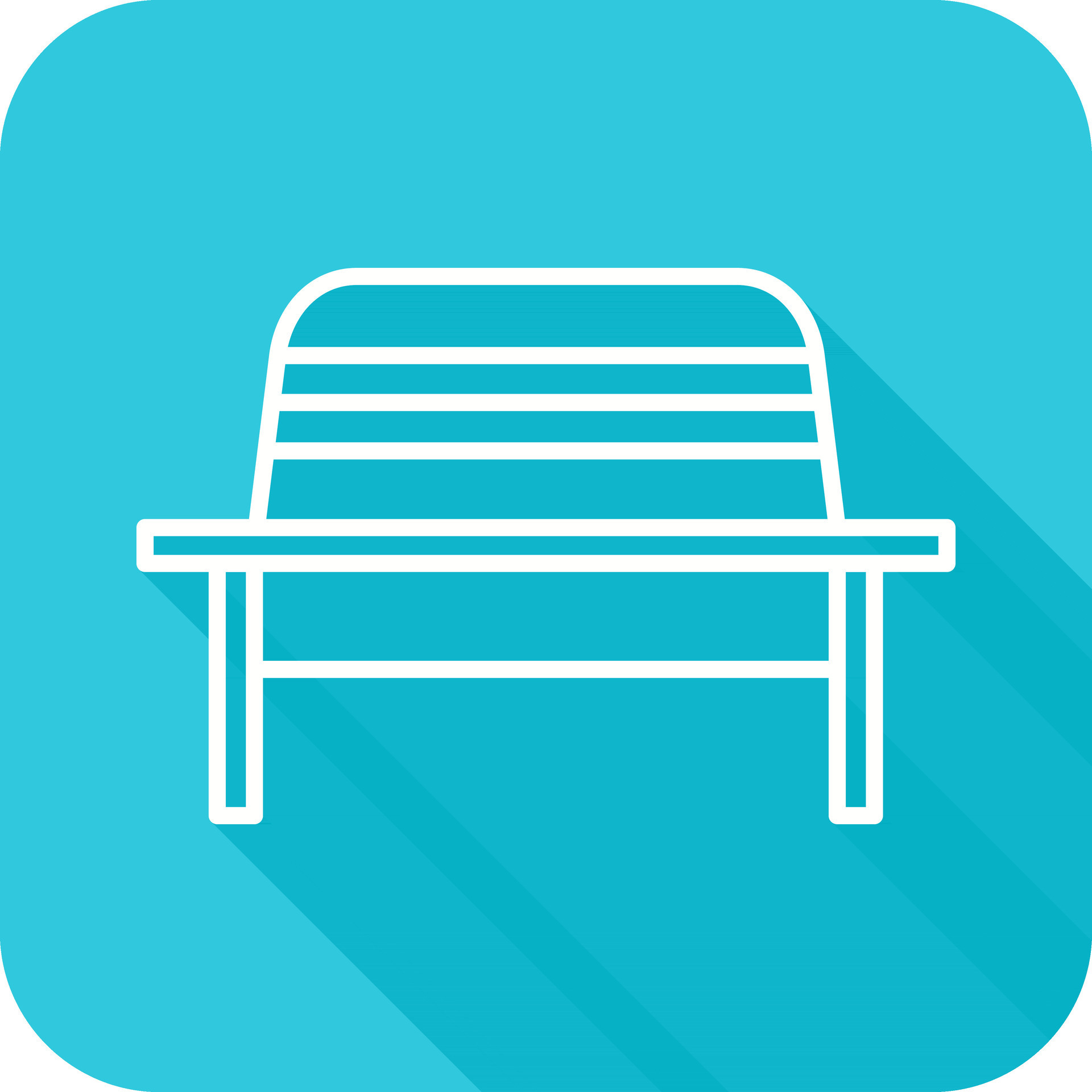 Garden Bench Vector Icon 24901773 Vector Art at Vecteezy