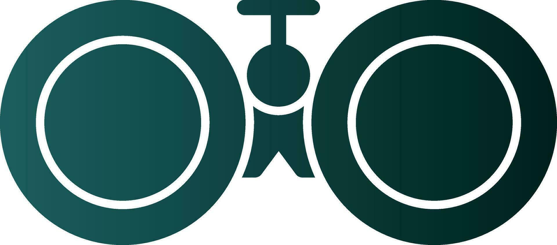 Binoculars Vector Icon Design