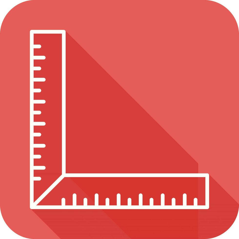 square Ruler Vector Icon