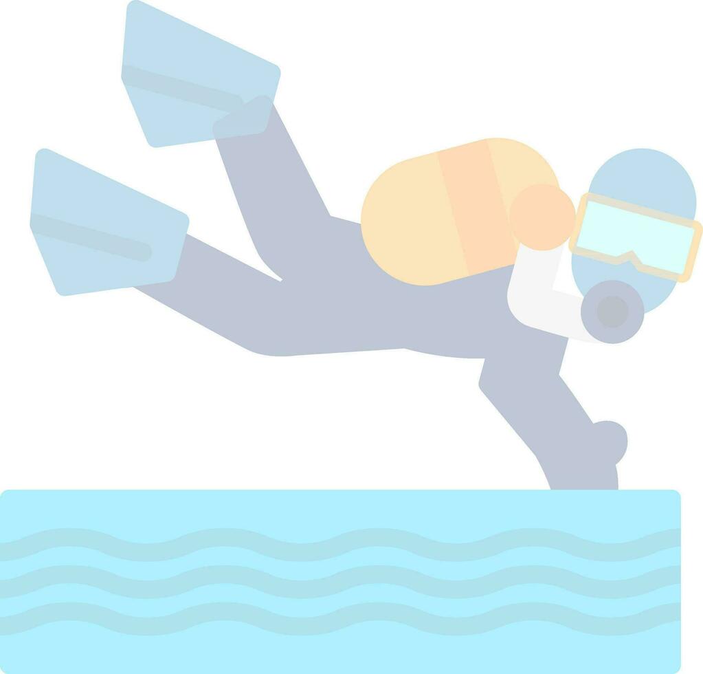 Scuba dive Vector Icon Design