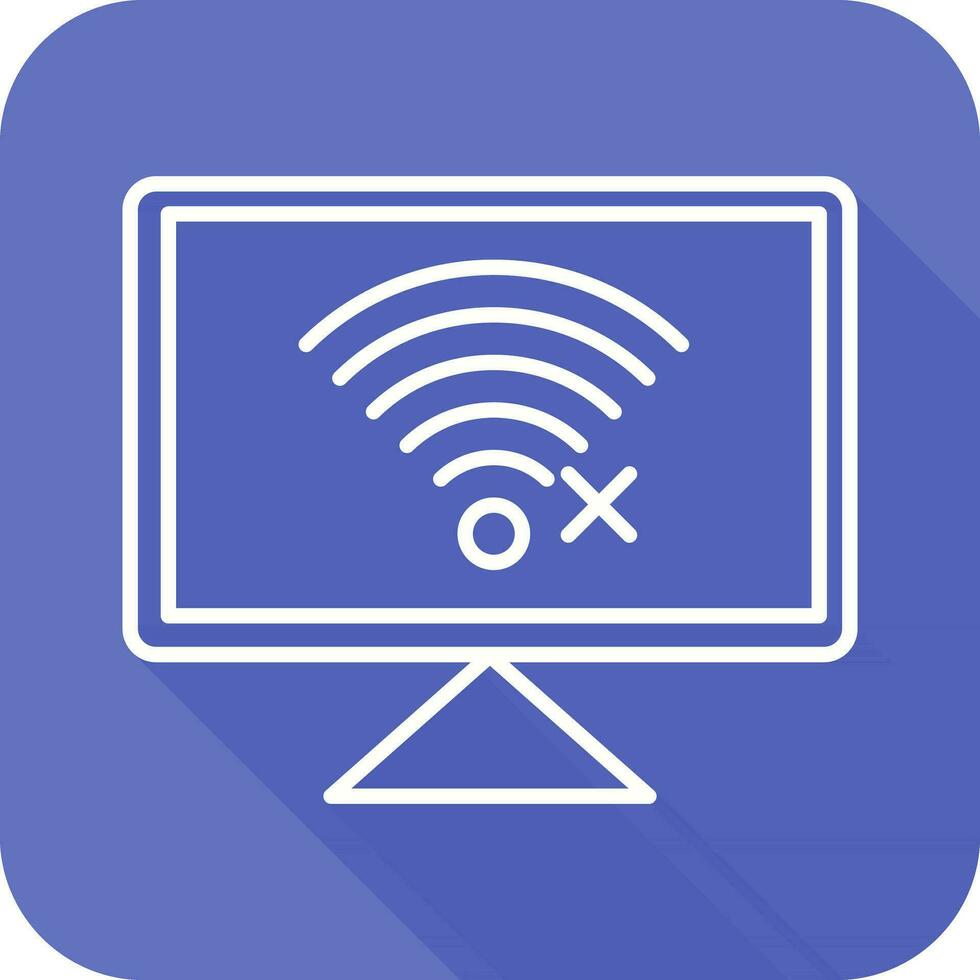 Disconnected Network Vector Icon