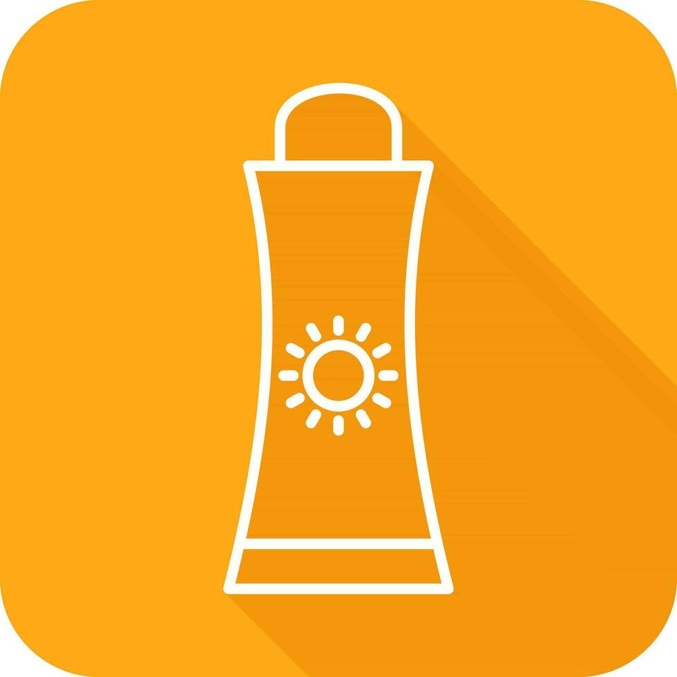 Sunblock Cream Vector Icon