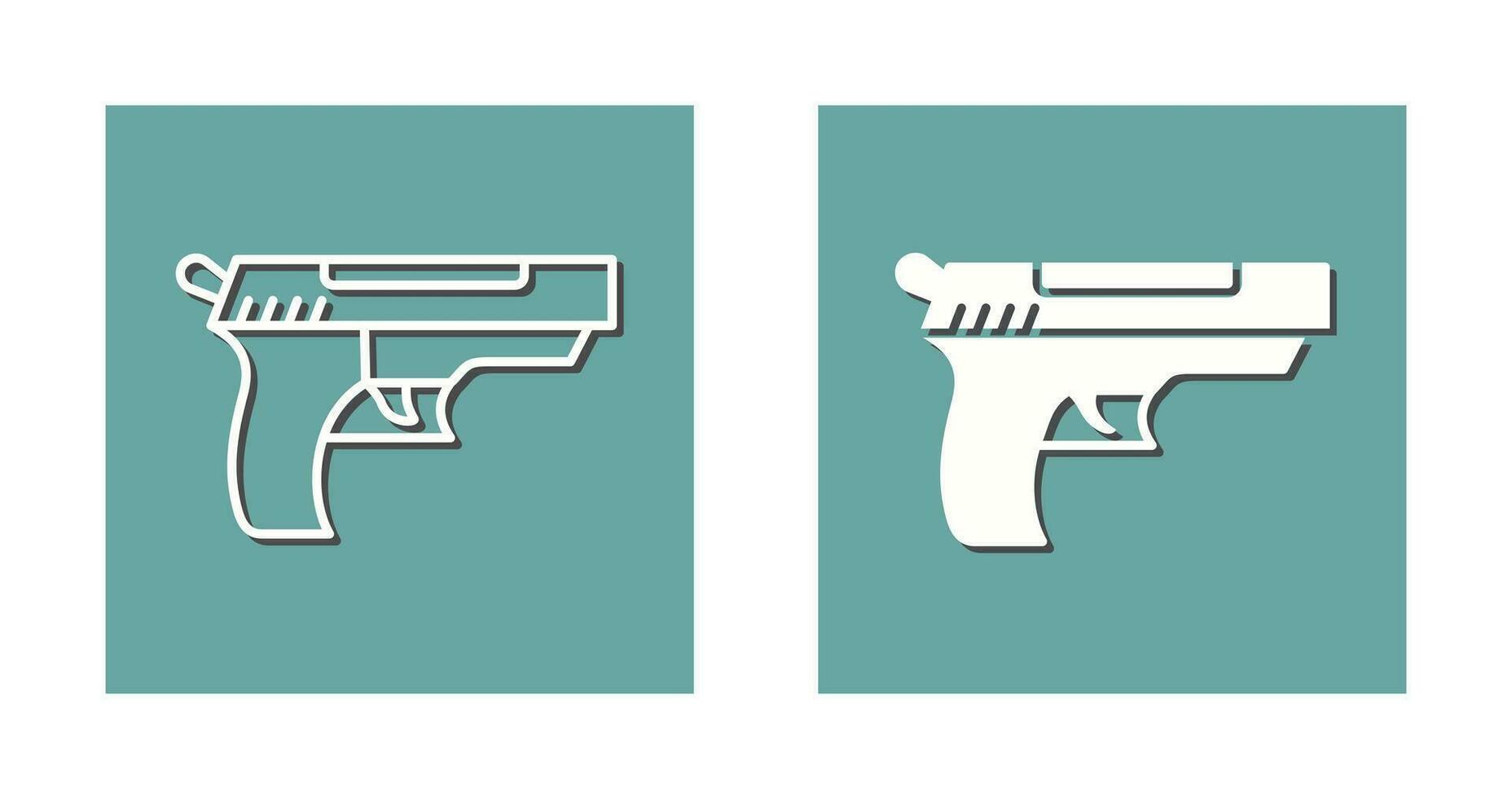 icono de vector de pistola