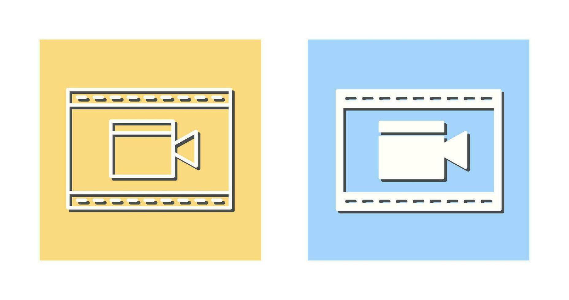 Unique Video and Animation Vector Icon