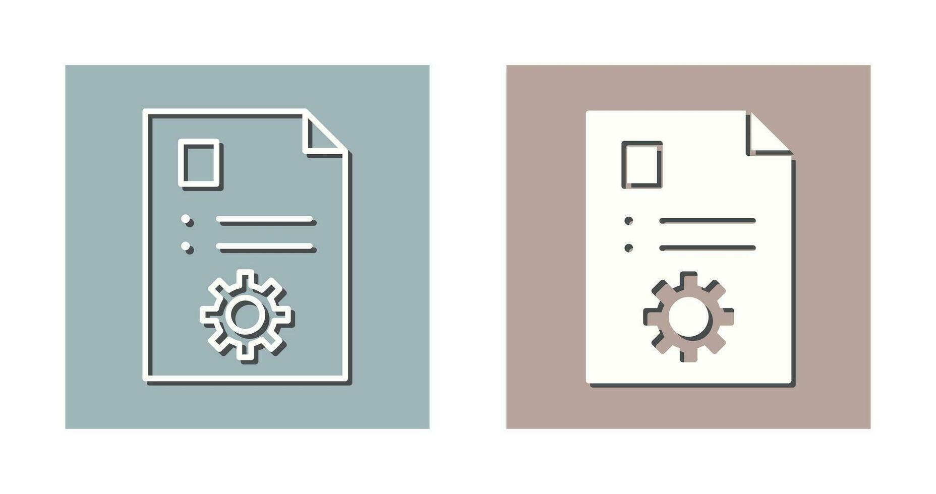 Unique Content Management Vector Icon