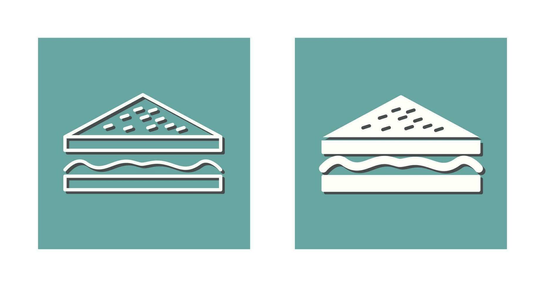 Unique Sandwich Vector Icon