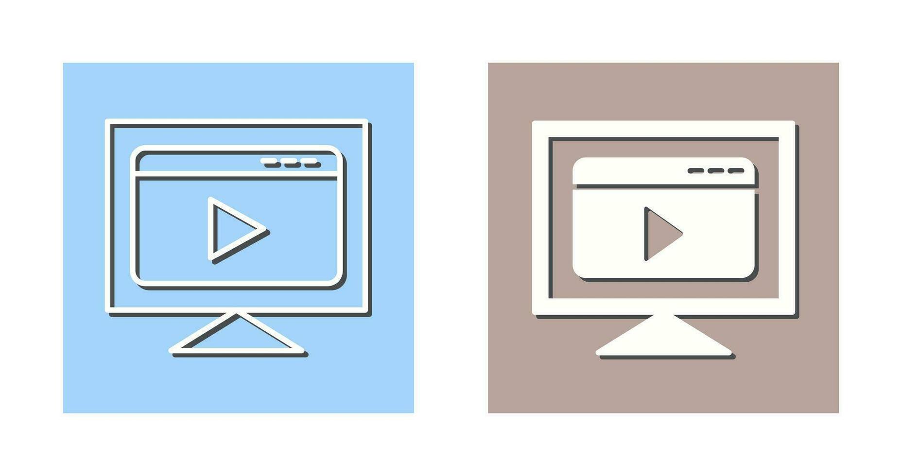 Video Streaming Vector Icon