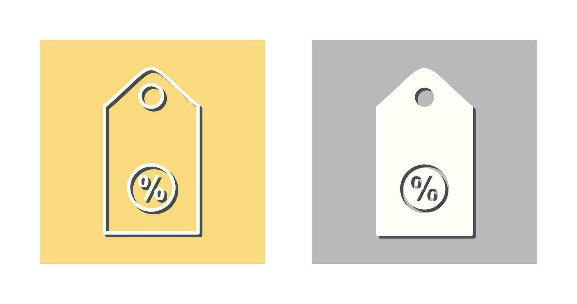 Unique Discount Tag II Vector Icon