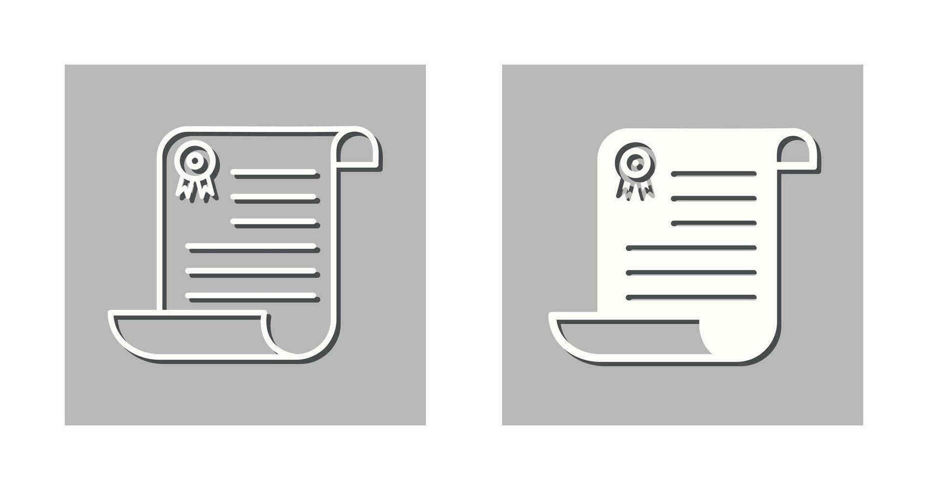Unique Diploma Vector Icon