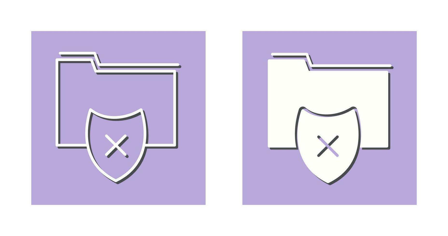 Vulnerable Folder Vector Icon