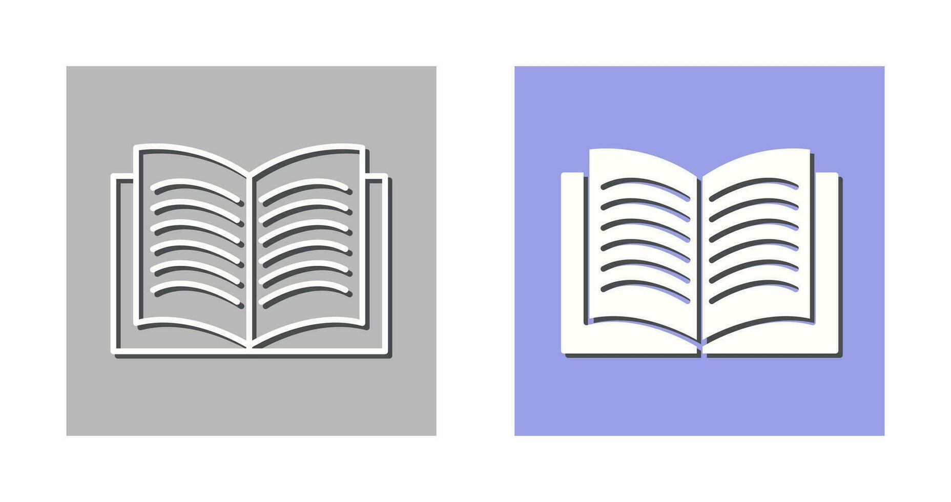 Unique Textbook Vector Icon