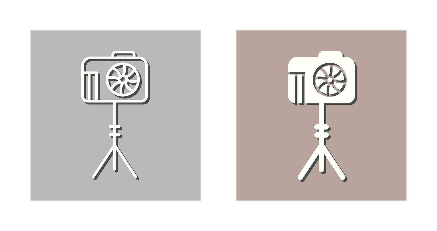 Unique Camera Stand Vector Icon
