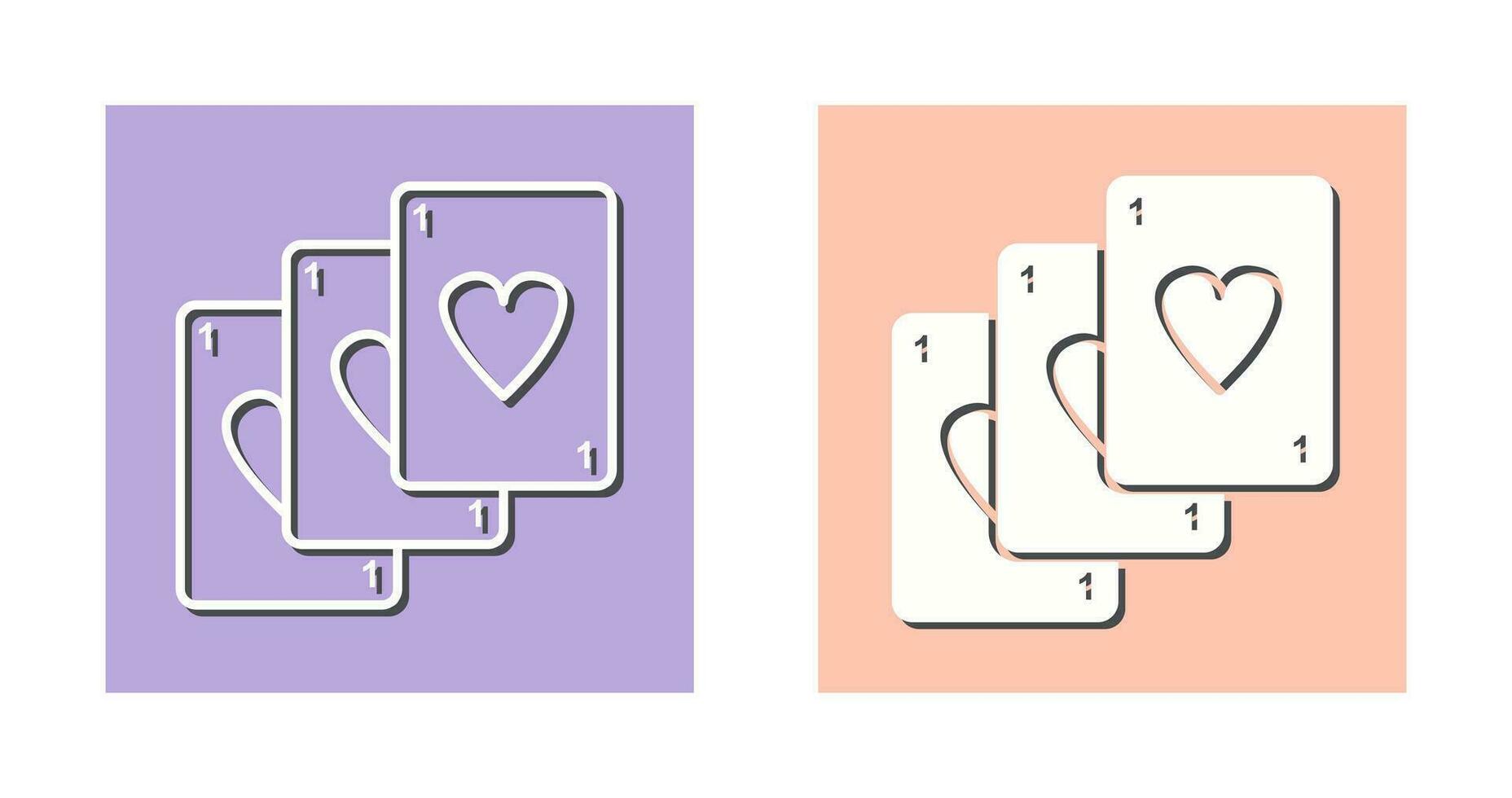 Unique Deck of Cards Vector Icon