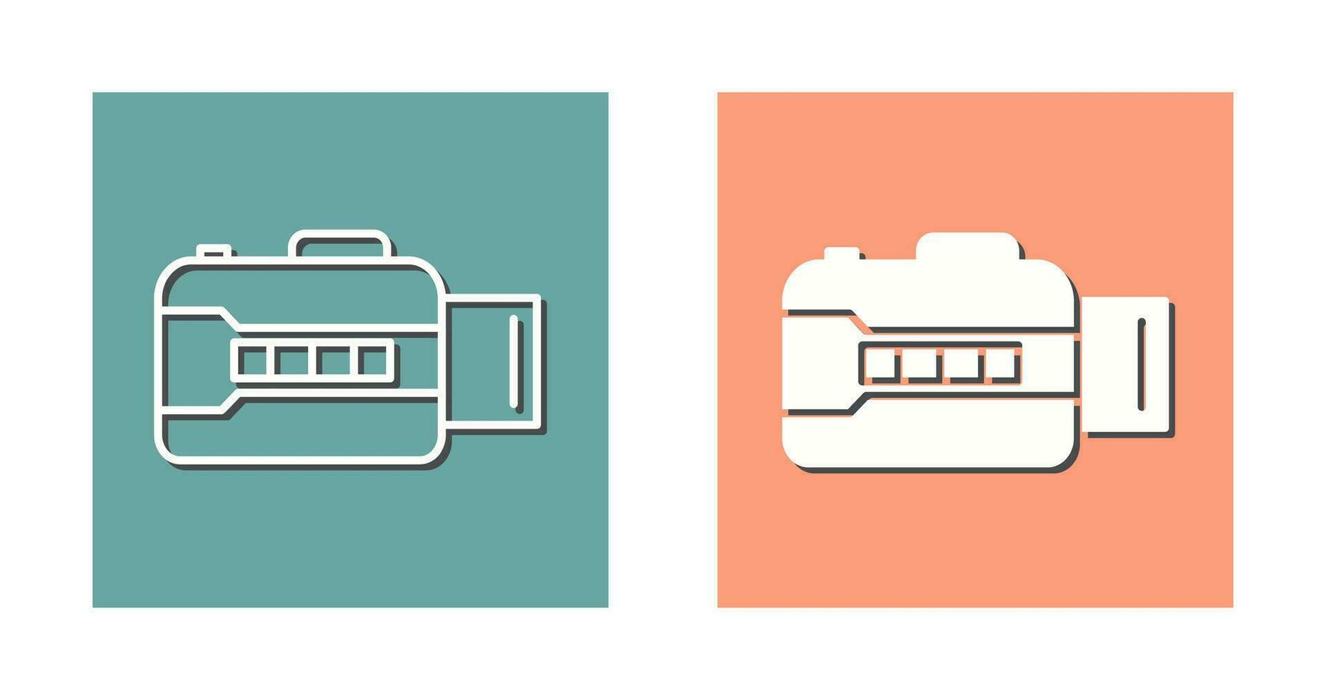 Unique Open Camera Vector Icon