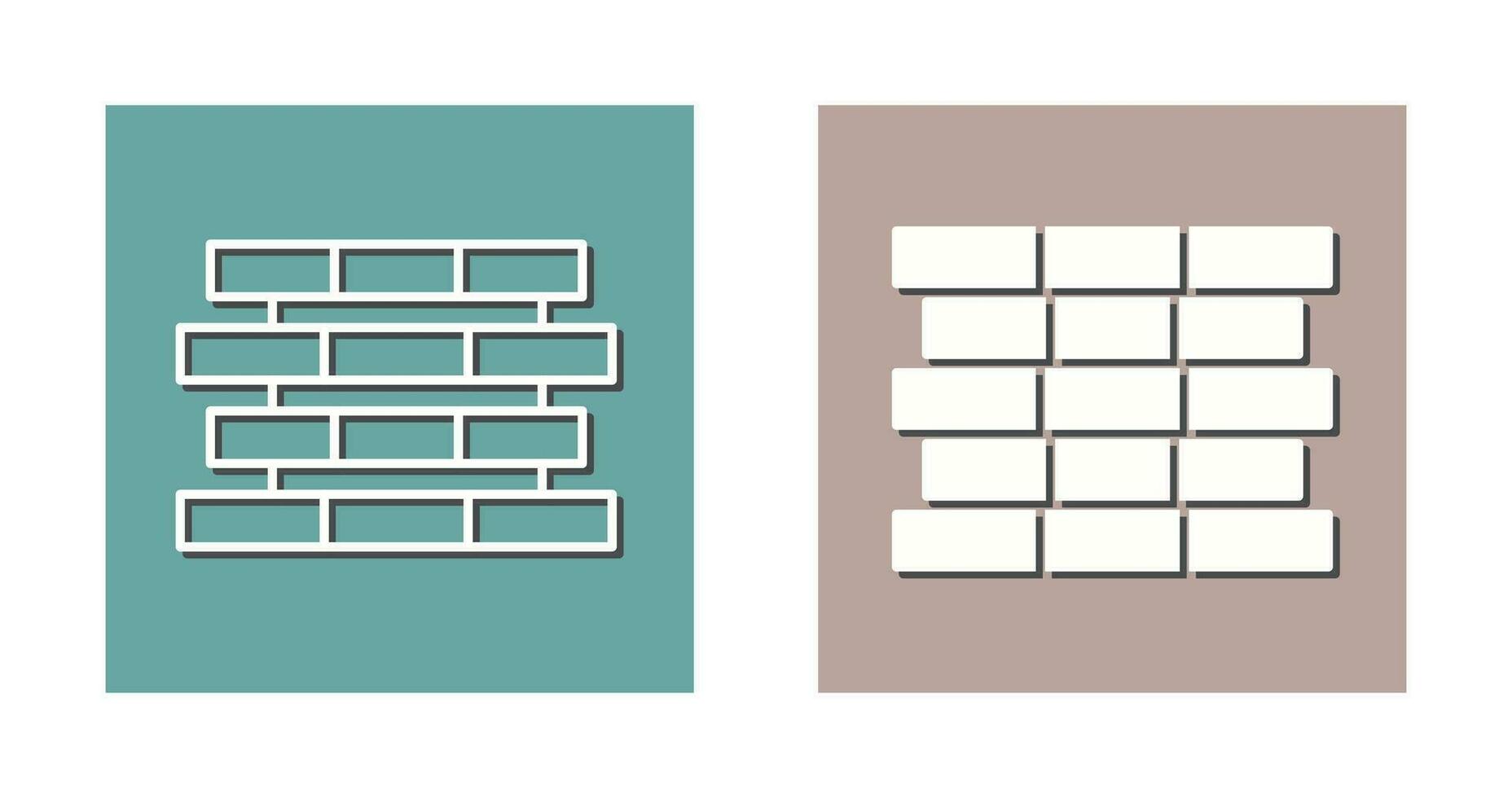 Unique Bricks Vector Icon