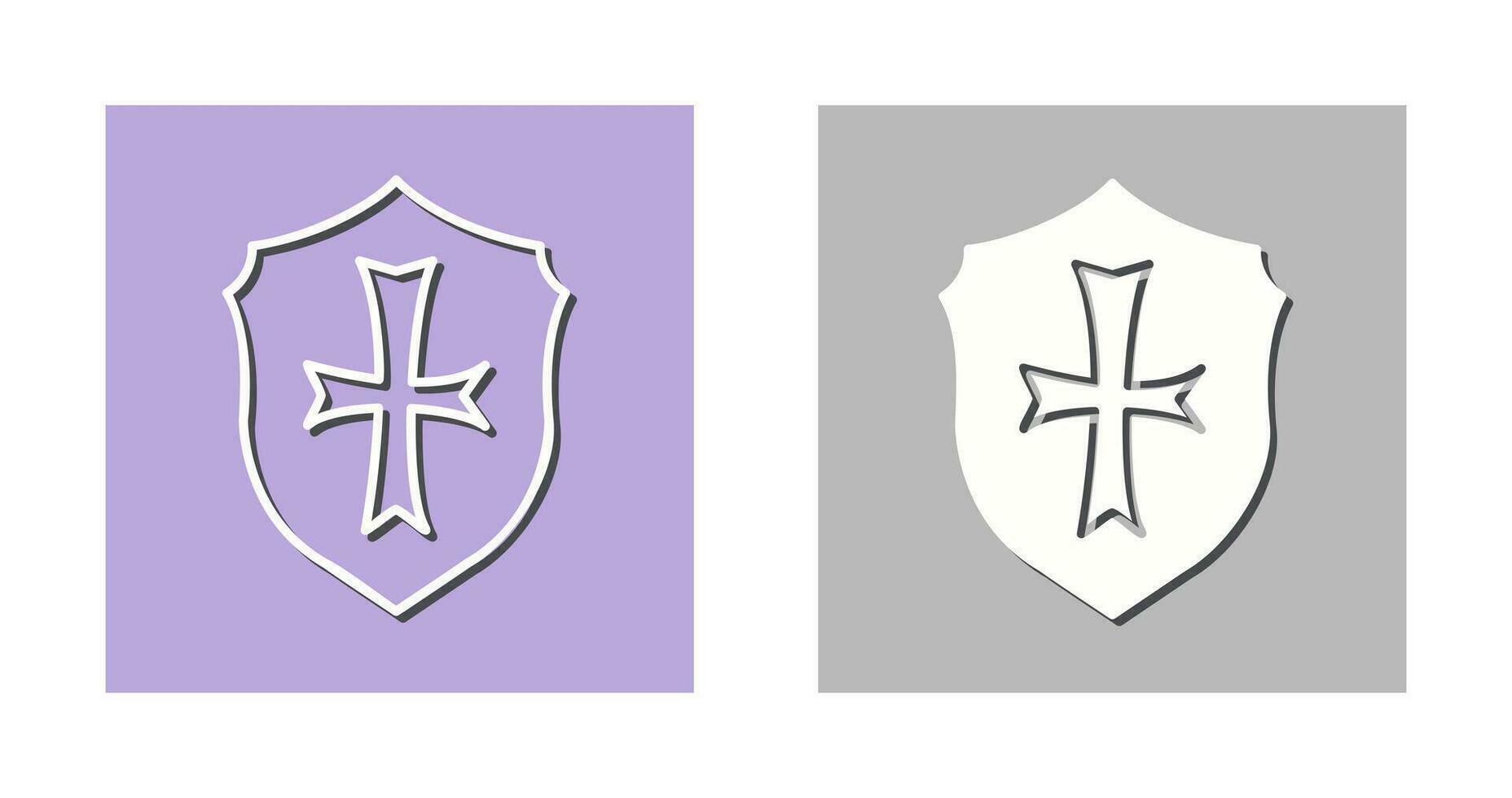 Unique Sheild Vector Icon