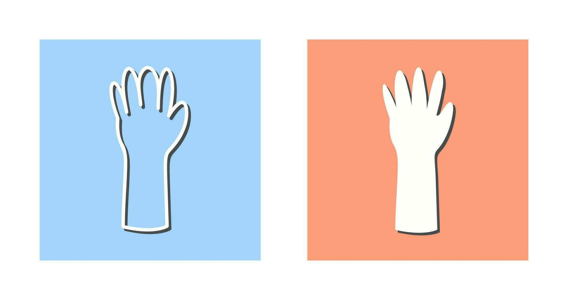 Unique Gloves Vector Icon