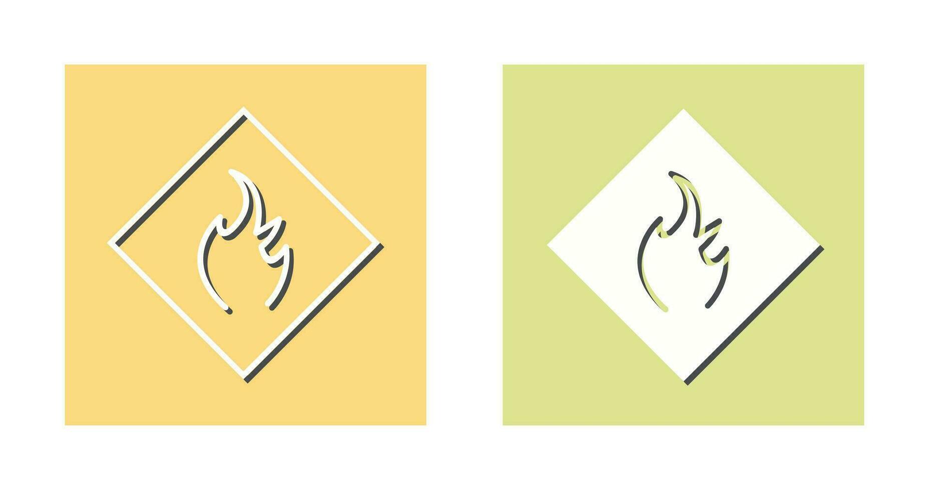 Danger of Flame Vector Icon