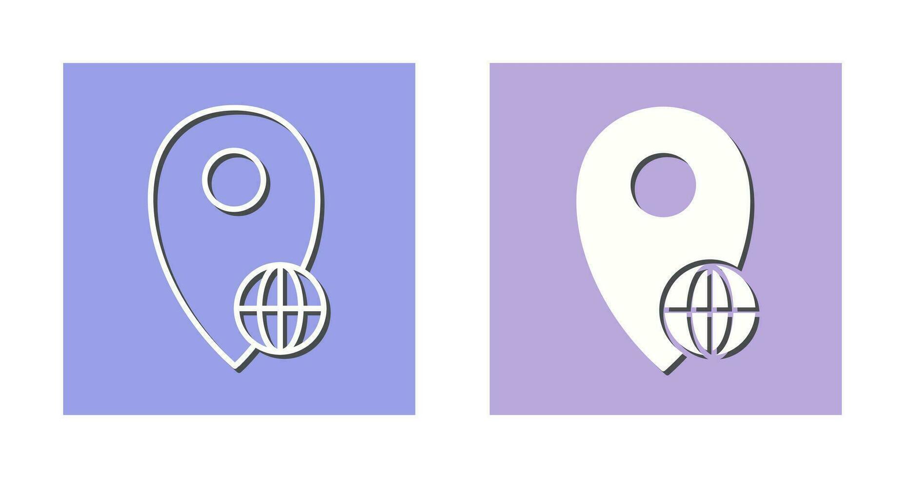 Global Locations Vector Icon