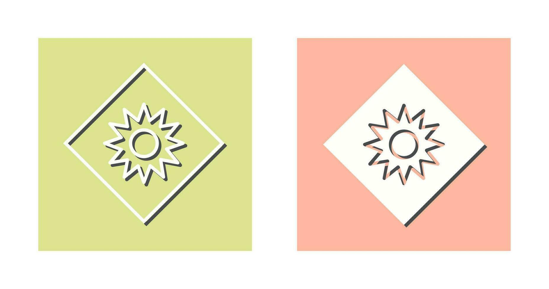Optical Radiation Vector Icon