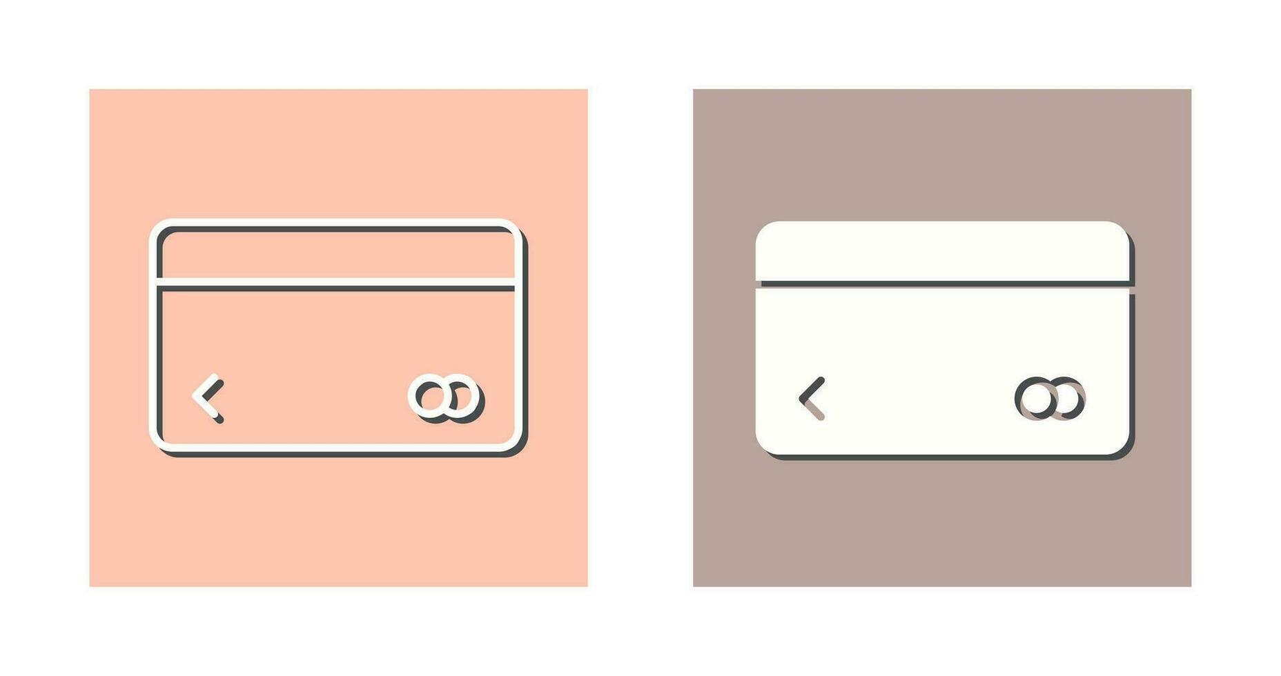 Unique Credit Card Vector Icon