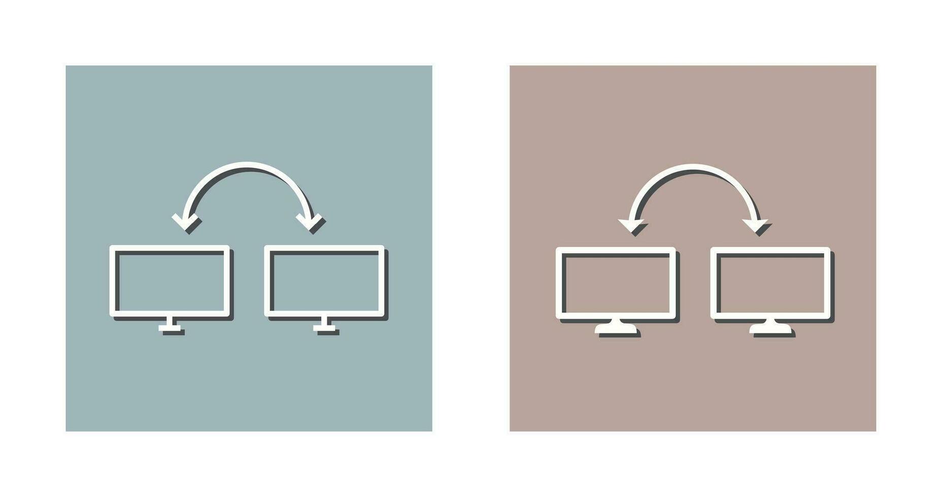 Unique Connected Systems Vector Icon
