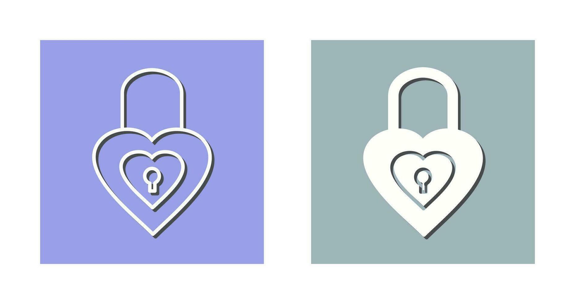 Unique Lock Vector Icon