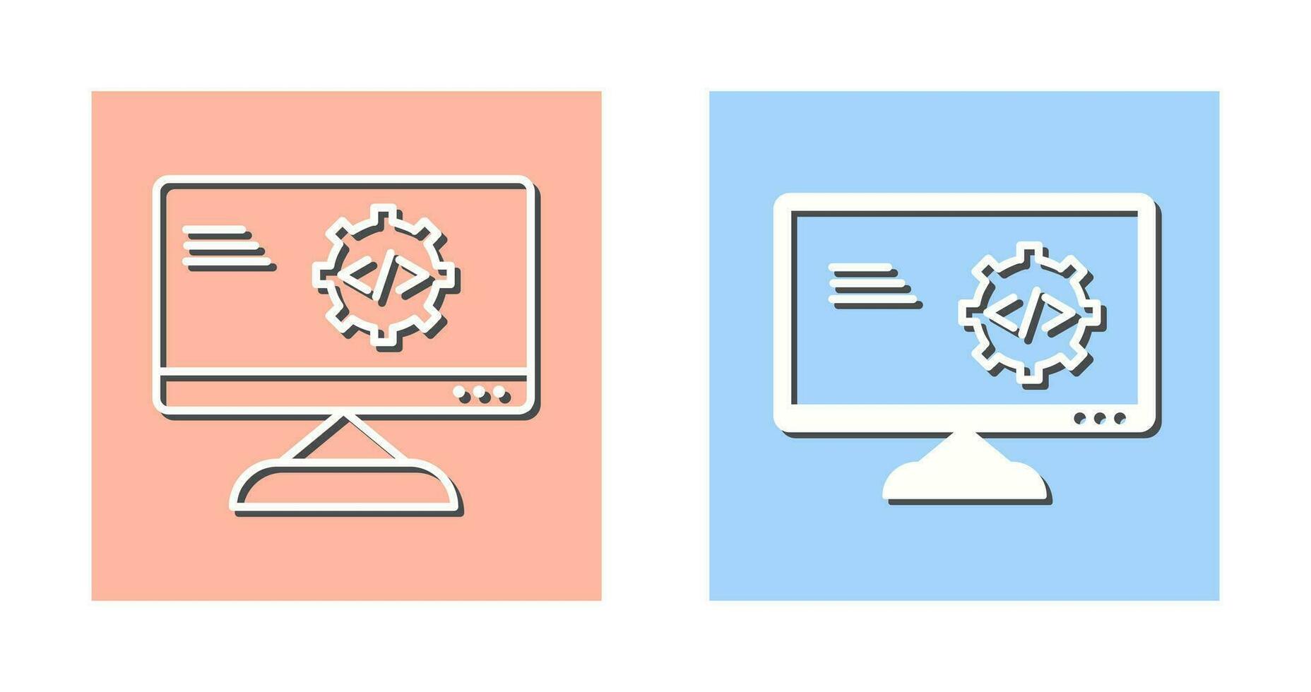 Unique Code Optimization Vector Icon