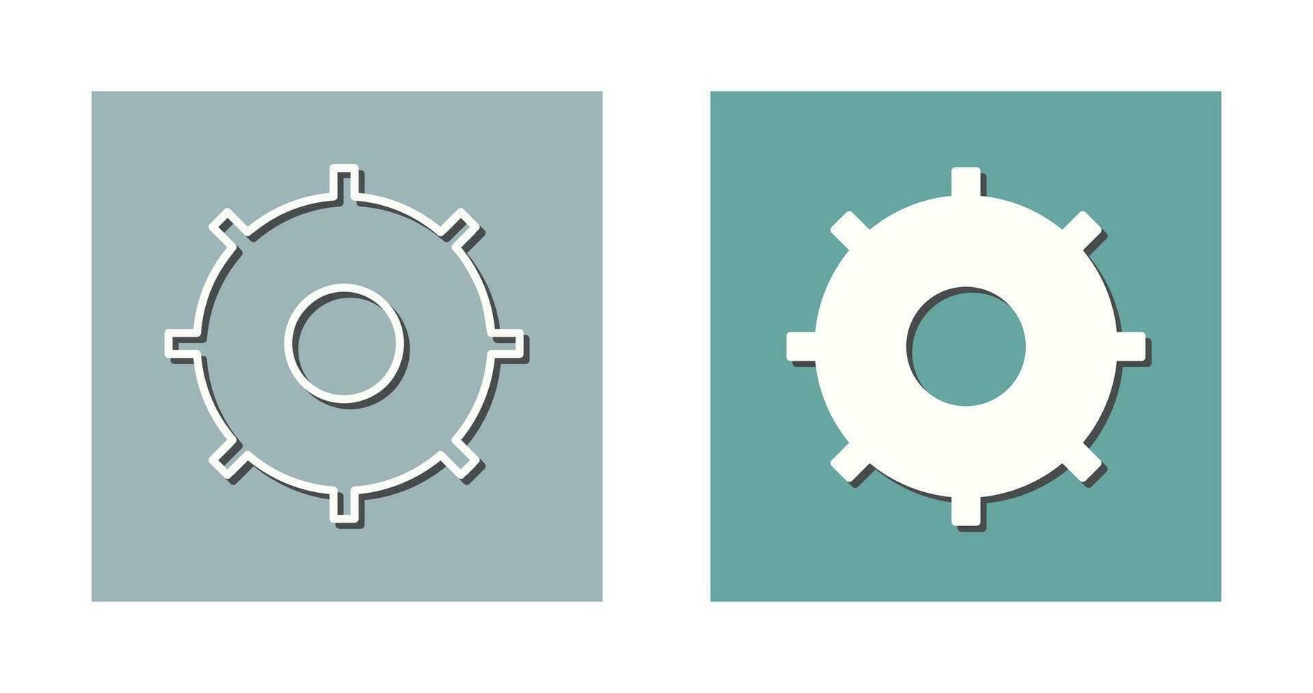 Unique Settings Vector Icon