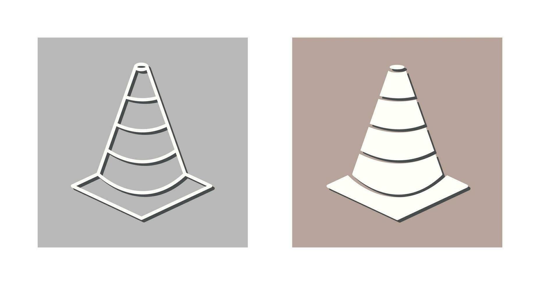 Unique Cone Vector Icon