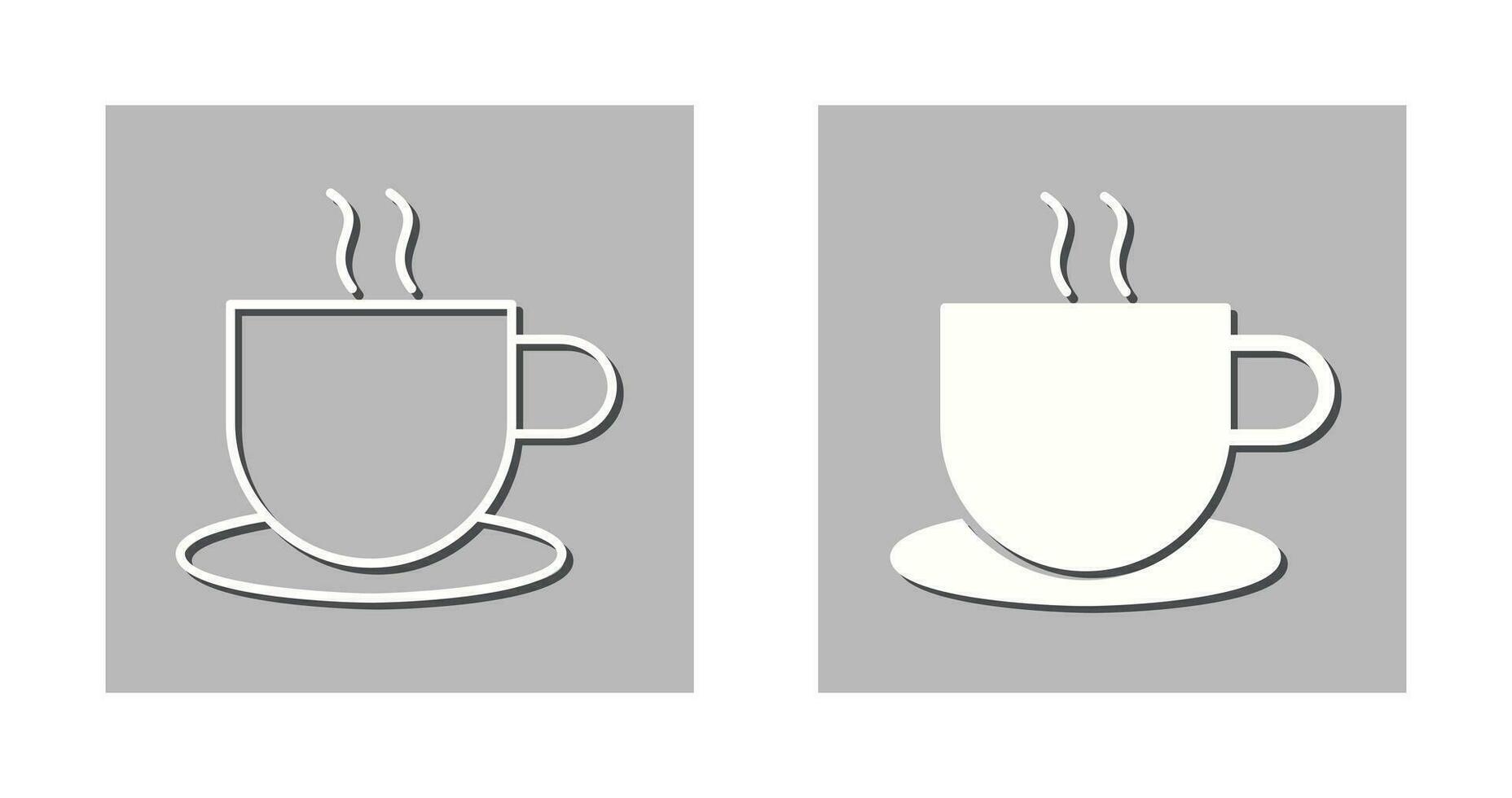 Unique Hot Coffee Vector Icon