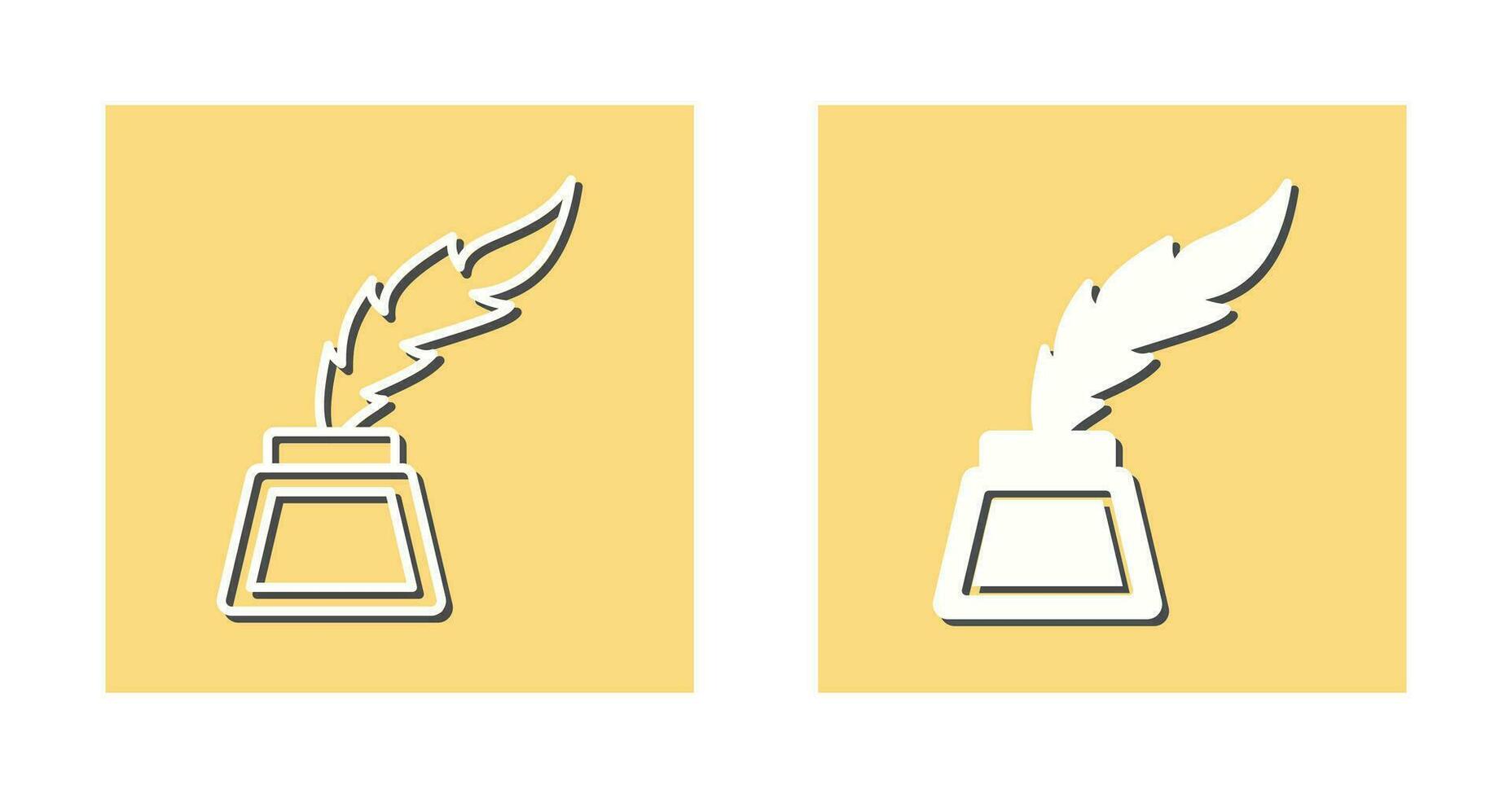 Inkwell Vector Icon