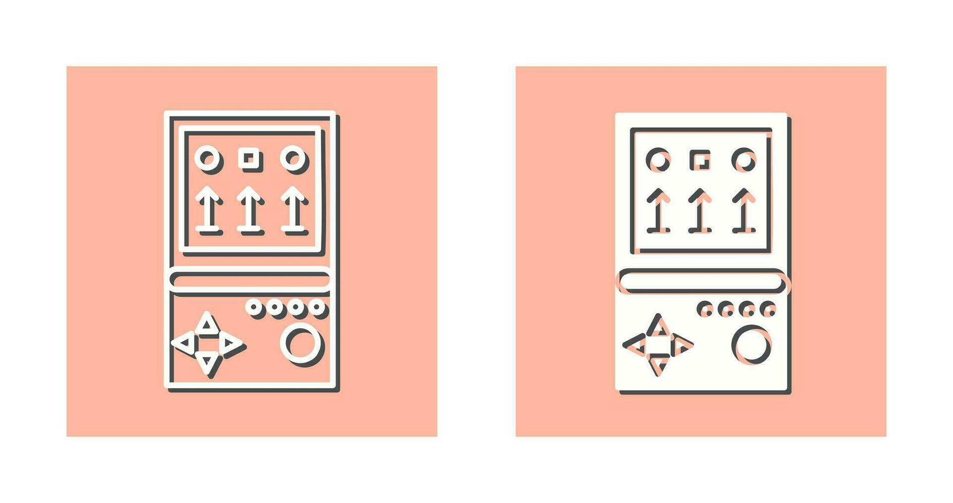 Unique Brick Game Vector Icon