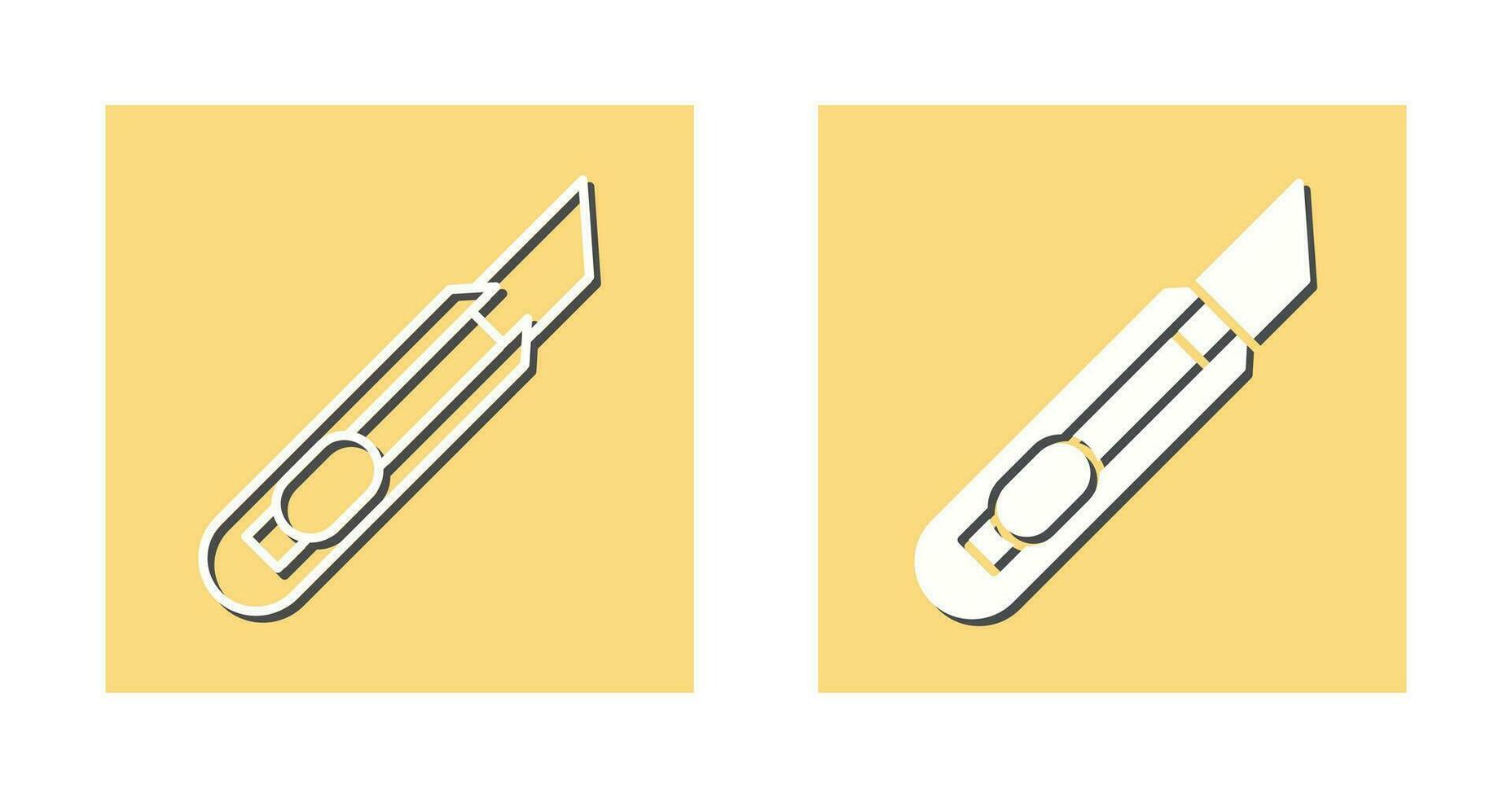 Stationery Knife Vector Icon