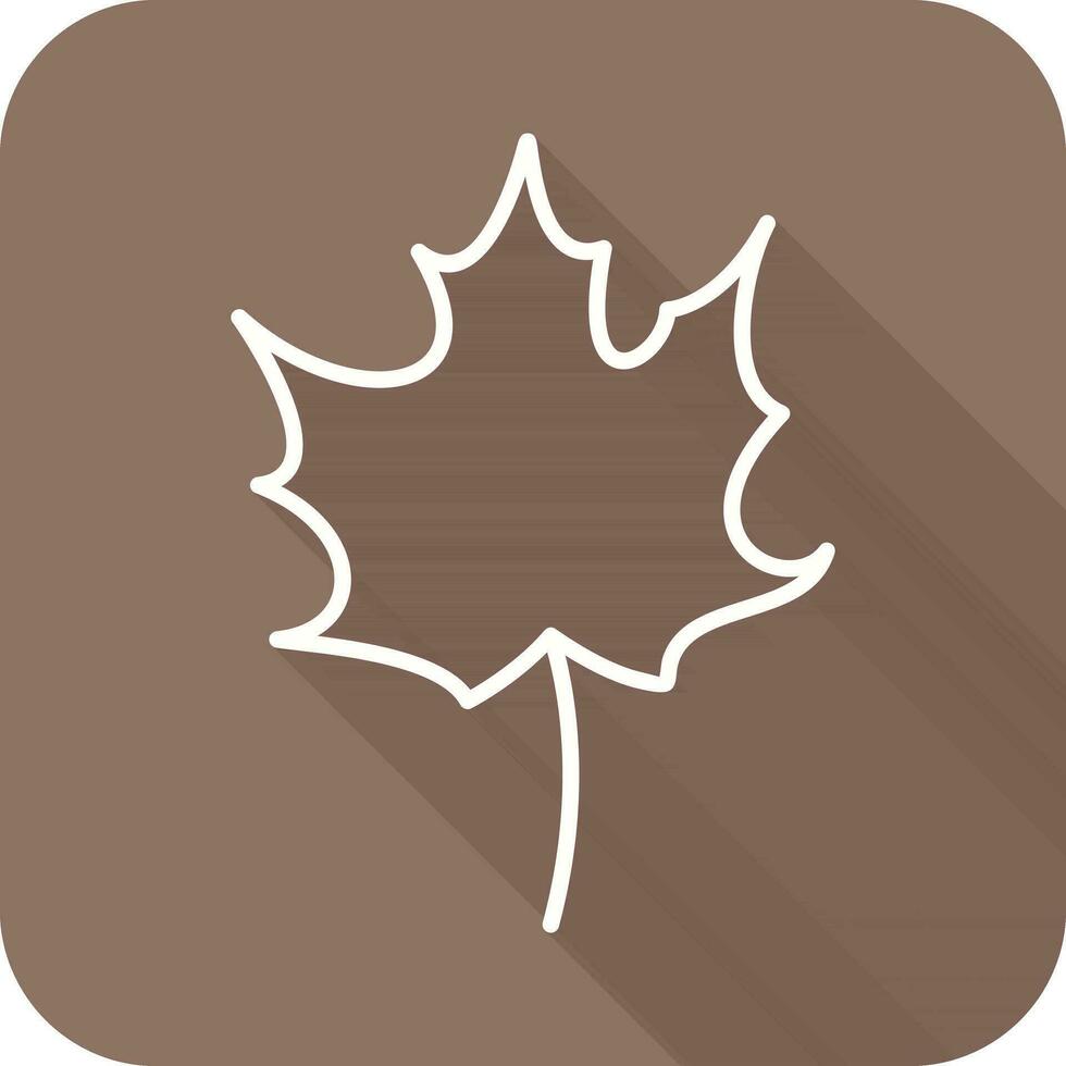 Autumn Leaf Vector Icon
