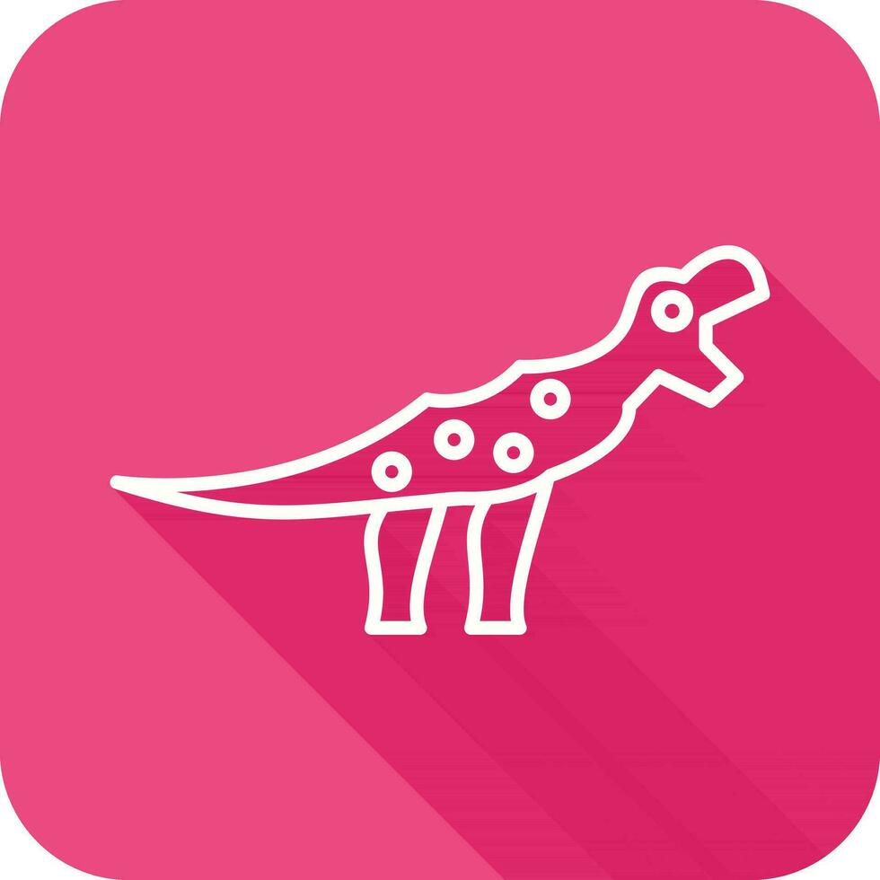 icono de vector de dinosaurio