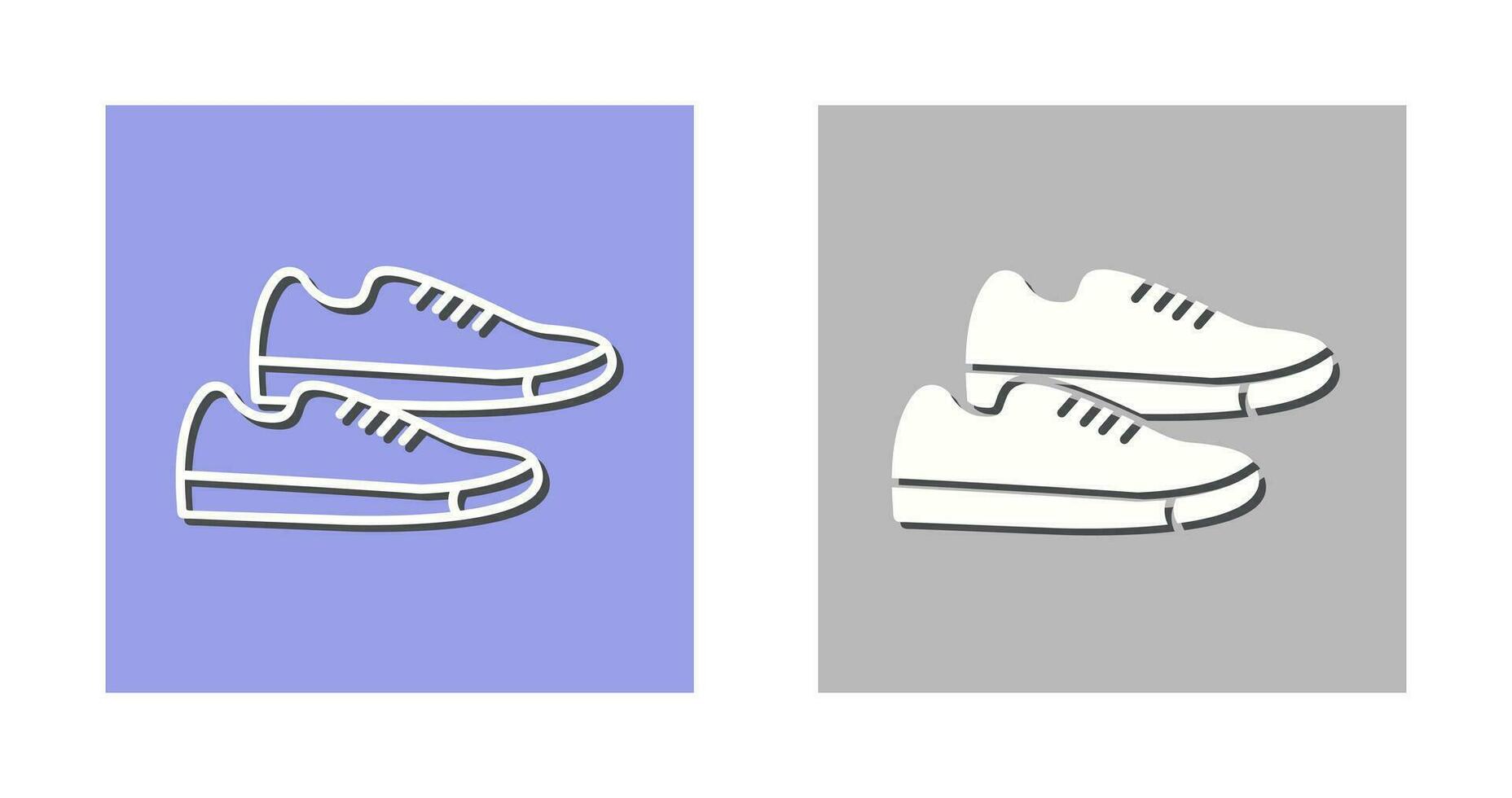 icono de vector de zapatillas