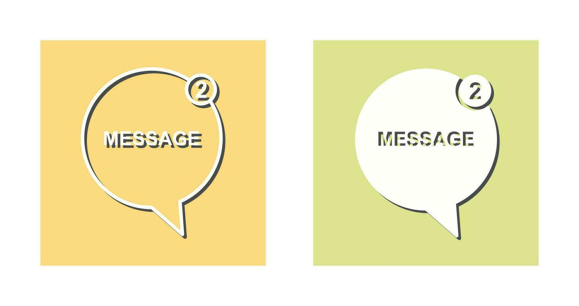 Message Bubbles Vector Icon