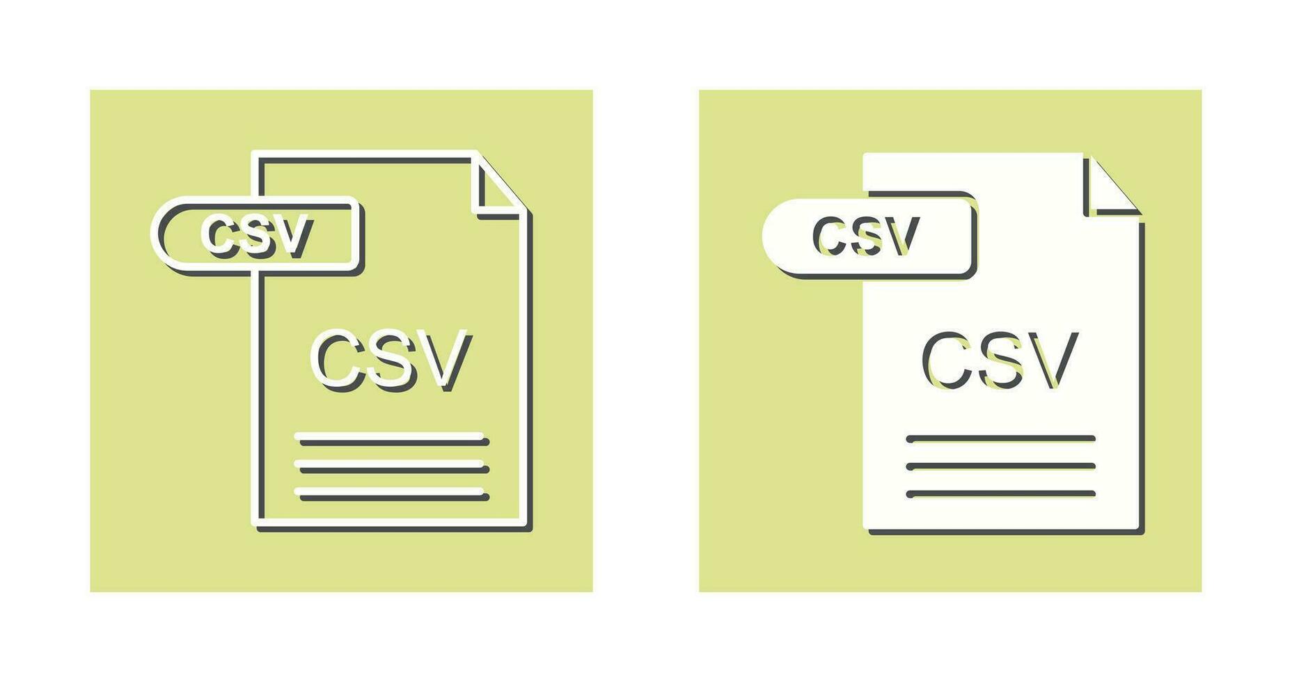 CSV Vector Icon