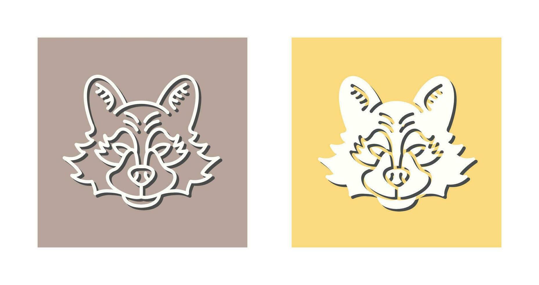 Raccoon Vector Icon