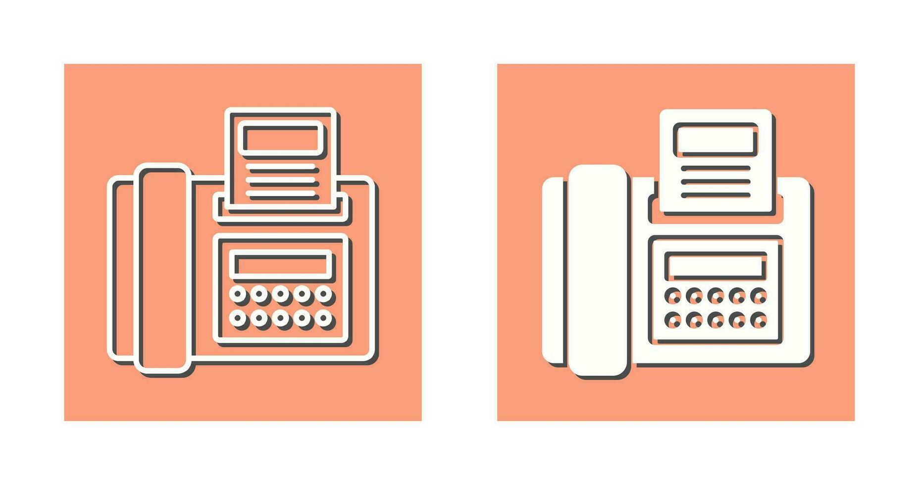 Fax Vector Icon