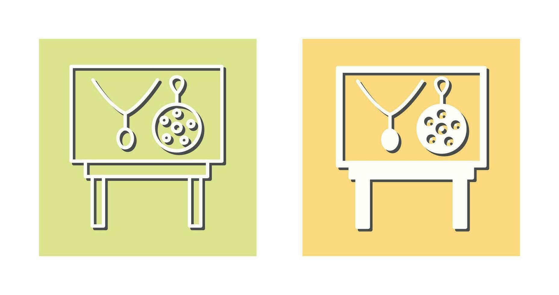 Jewel Exhibit Vector Icon