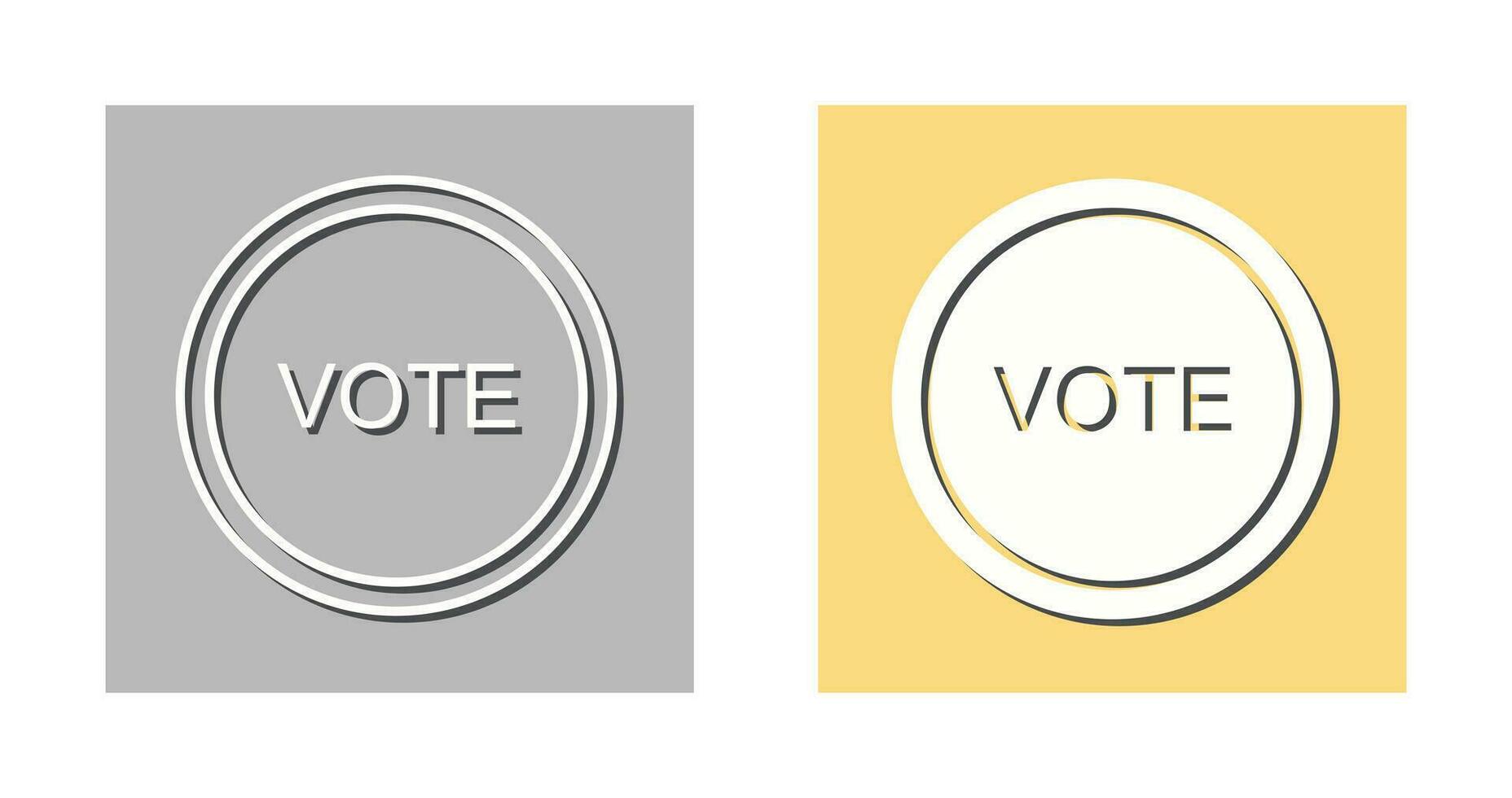 icono de vector de enlace de voto