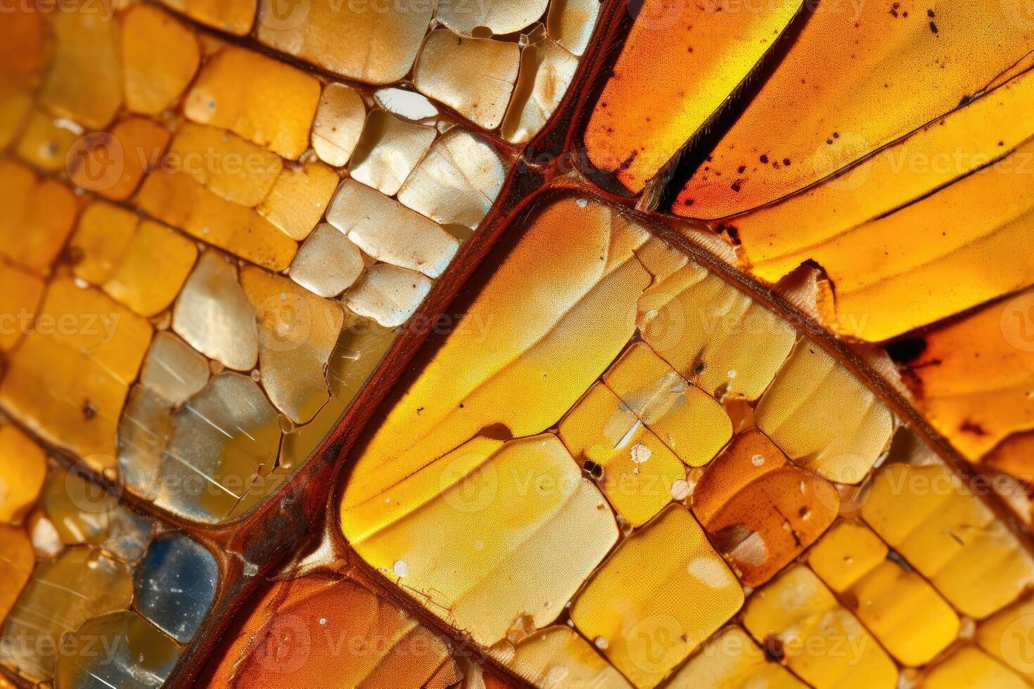 Intricate Butterfly Wing Macro Shot, photo