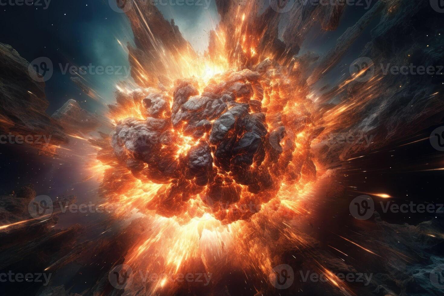 Dynamic 3D Stellar Explosion, photo