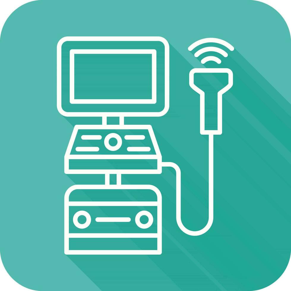 Ultrasound Machine Vector Icon